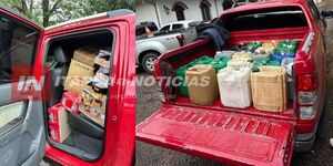 TRAS PERSECUSIÓN ATROPELLANDO VARIAS BARRERAS, INCAUTAN UN RODADO CON MERCADERÍAS DE CONTRABANDO - Itapúa Noticias