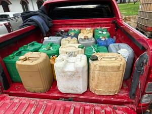Incautan combustibles y mercaderías de supuesto contrabando en Coronel Bogado
