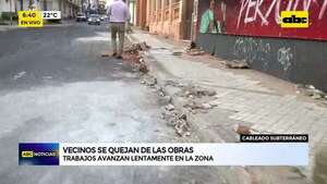 Cableado subterráneo: vecinos se quejan de las obras - ABC Noticias - ABC Color