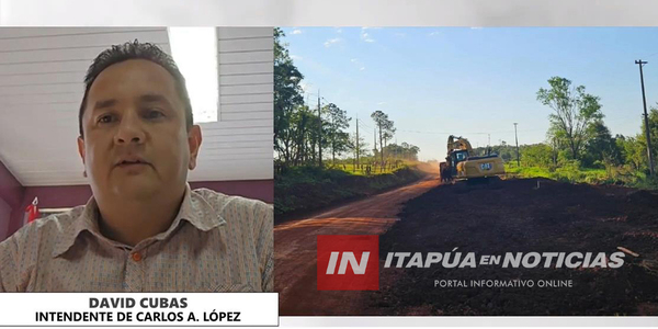 DISTRITO DE CARLOS A. LÓPEZ SIGUE AVANZANDO EN OBRAS VIALES - Itapúa Noticias