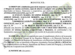 Imputados por tráfico de drogas no podrán disponer de bienes ilícitos