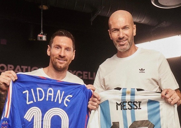 Histórica charla entre Messi y Zidane: “Es una pena no haber podido jugar juntos” - Unicanal