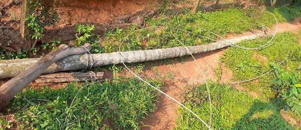 Usuarios de distritos de Paraguarí reclaman reposición del servicio de la ANDE - Nacionales - ABC Color