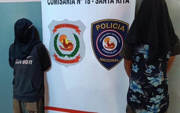 Indígenas detenidos por hurto de dinero del interior de un vehículo