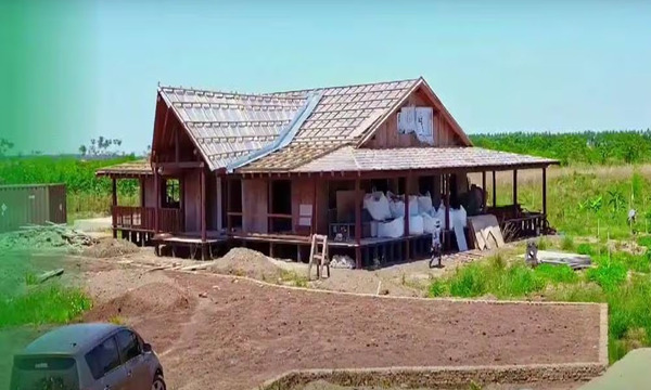 Edifican la primera casa con fibras de cáñamo en Paraguay