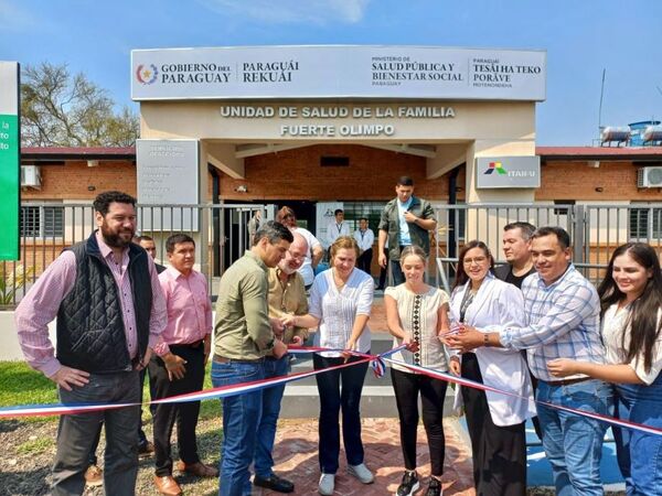 Inauguran nueva USF en Fuerte Olimpo que beneficiará a unos 5.000 pobladores