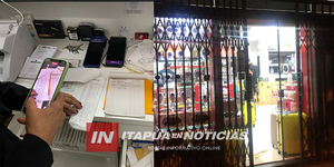 CLAUSURARON DOS LOCALES EN EL CIRCUITO COMERCIAL POR SUPUESTAS ESTAFAS Y LAVADO DE DINERO - Itapúa Noticias
