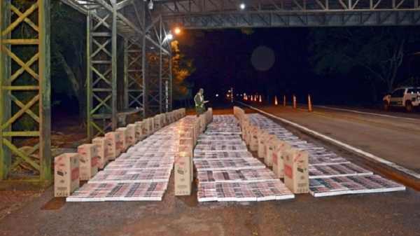 Incautan importante cargamento de cigarrillos de Tabesa en Argentina - Noticias Paraguay