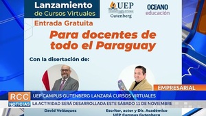 UEP Campus Gutenberg lanzará cursos virtuales para docentes este sábado