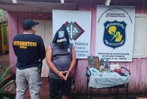 Detienen a presunto distribuidor de drogas en Obligado
