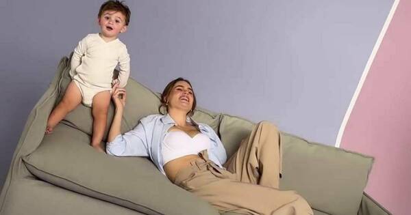 La Nación / De tal palo tal astilla: el pequeño de Stephi Stegman debutó como modelo