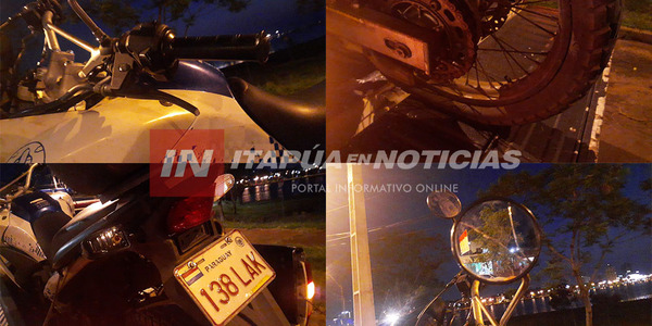 QUISO ESCAPAR DEL CONTROL DE TRÁNSITO Y ATROPELLÓ PATRULLERA DE LA PMT - Itapúa Noticias