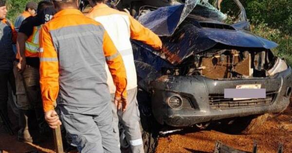 La Nación / Agentes de la Senad sufrieron un accidente rumbo a una operación antidrogas en el norte