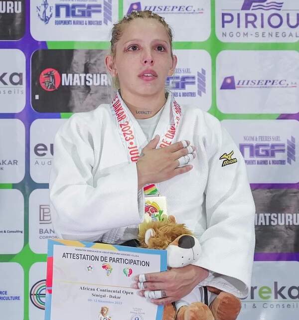 La judoca Gabriela Narvaez conquista medalla de oro en Open de Senegal - La Tribuna