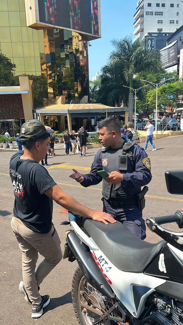 Inspección a “pirañitas” en puntos estratégicos de Ciudad del Este - ADN Digital