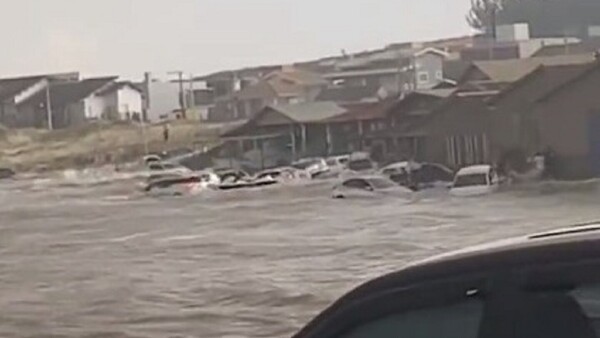 Fenómeno inusual en playas de Brasil, asombra a turistas