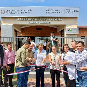 Inauguran Unidad de Salud Familiar en Fuerte Olimpo
