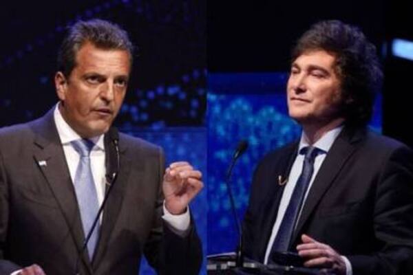 Elecciones kurepas: “Sí o no”, la insistente fórmula que usó Massa para poner nervioso a Milei en debate