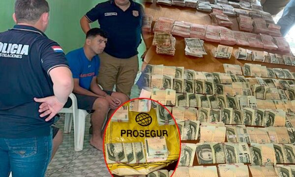 Cae sospechoso de asalto a caudales, con G. 90 millones y una bolsa de Prosegur – Diario TNPRESS
