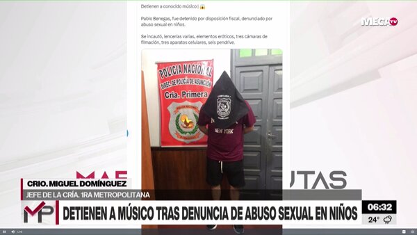 Caso Pablo Benegas: Tras inspección a niñas, personal de blanco presentó denuncia - Megacadena - Diario Digital