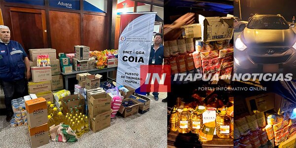INCAUTARON VEHÍCULO Y VARIAS MERCADERÍA EN CORONEL BOGADO - Itapúa Noticias