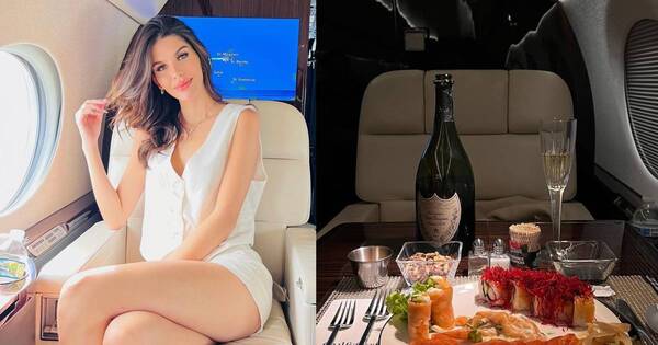 La Nación / ¡Agatha León visitó exclusiva isla francesa en jet privado!