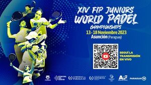 Canal de YouTube de Paraguay TV transmite todos los partidos del Mundial Junior de Pádel