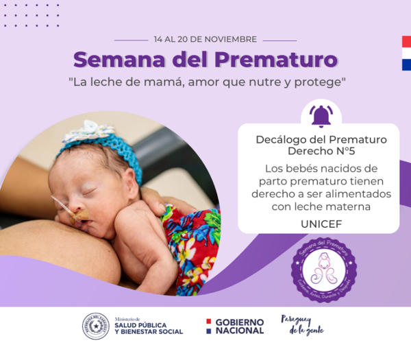 Semana nacional del Prematuro en Paraguay