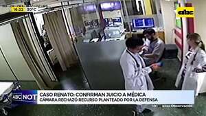 Caso Renato: confirman juicio a médica  - ABC Noticias - ABC Color