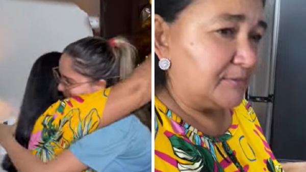 Ña Satur se emocionó al tener a Marilina y Mariela juntas otra vez