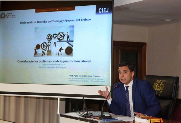 Hablaron sobre consideraciones preliminares de la jurisdicción laboral