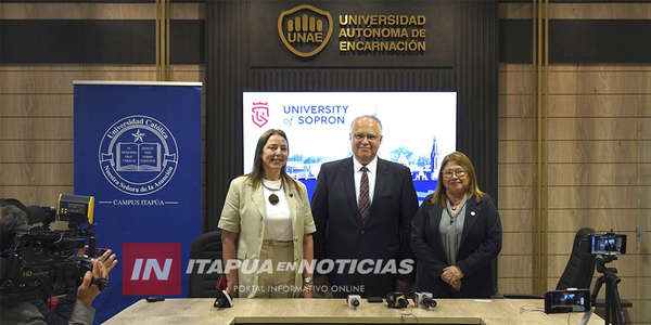 FIRMA DE ACUERDO ENTRE LA UNIVERSIDAD CATÓLICA CAMPUS ITAPÚA Y LA UNIVERSIDAD DE SOPRON, HUNGRÍA. - Itapúa Noticias