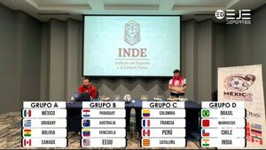 Hubo sorteo de grupos para el mundial de fútbol de salón