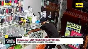 Video: Desvalijan una tienda de electrónica  - ABC TV - ABC Color