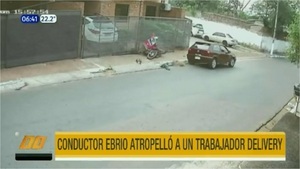 Ebrio al volante atropelló a un delivery y huyó - Noticias Paraguay