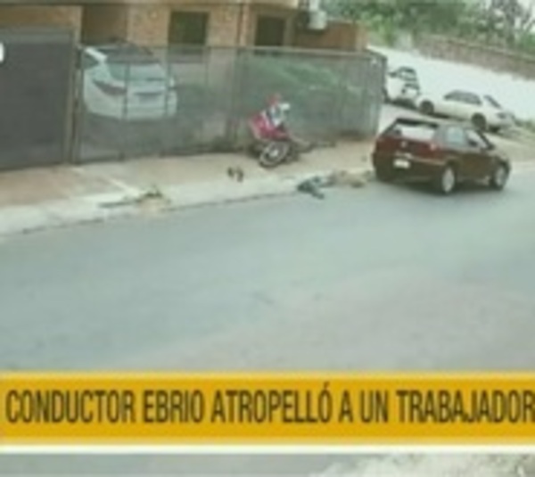 Ebrio al volante embistió a un delivery y huyó - Paraguay.com