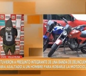 Policía atrapa a presunto miembro de una banda de motochorros - Paraguay.com