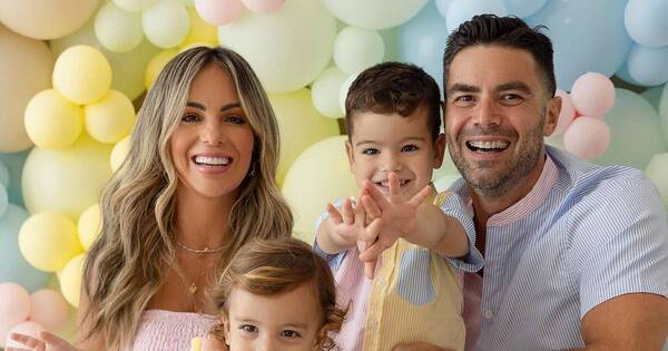 La Nación / Maga Páez celebró el cumple de su segundo hijo, con una reflexión