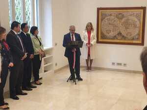 Embajador Paraguayo en Italia rindió homenaje al Fiscal Marcelo Pecci