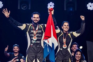 ¡Orgullo Nacional! Andrea Lafarja conquistó el podio P4 en el Mundial FIA Baja de Dubái - Unicanal