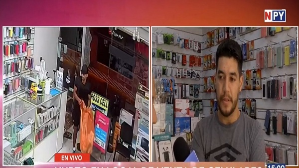Sin temor a nada: Delincuente roba comercio a metros de comisaría y Ministerio del Interior - Noticias Paraguay
