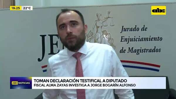 Video: Toman declaración testifical a diputado - ABC Noticias - ABC Color