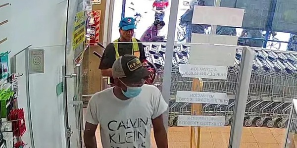 Buscan identificar a asaltantes de una tienda en Ñemby
