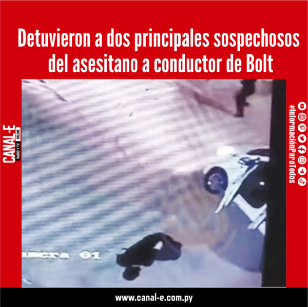 Detuvieron a dos principales sospechosos del asesitano a conductor de Bolt