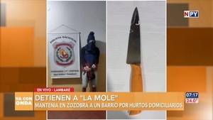 Arrestaron a la "La Mole" en Lambaré - Noticias Paraguay