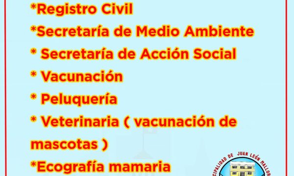 Realizarán el viernes día de gobierno en Mallorquín