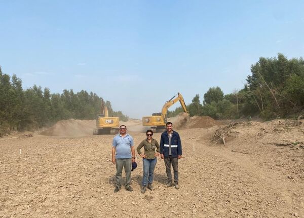 Avanzan los trabajos de limpieza, ampliación y profundización del cauce del río Pilcomayo - .::Agencia IP::.