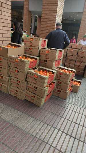 Éxito rotundo en la Feria de Productores de Tomates - Portal Digital Cáritas Universidad Católica
