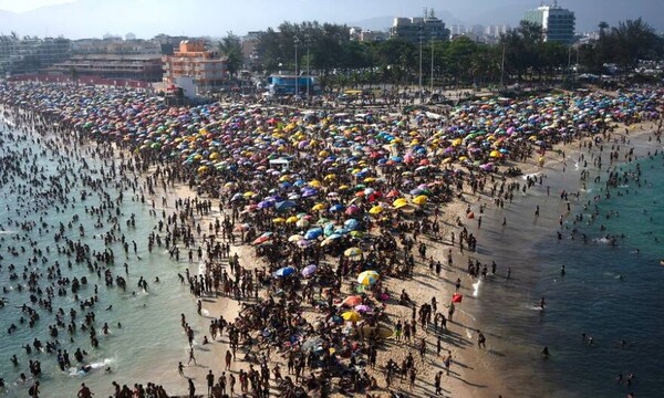 Ola de calor en Brasil con sensación térmica de 58,5 grados en Río de Janeiro