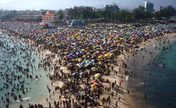 Calor en Brasil: Sensación térmica de 58,5 grados en Río de Janeiro